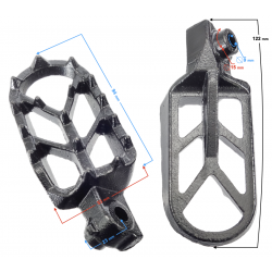 Footrests set NXT250 Base
