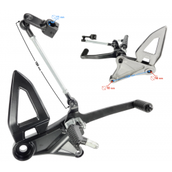 Front left footrest Naked 50