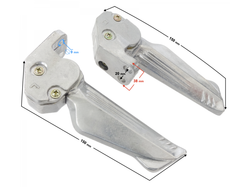 Passager footrest Flash 50