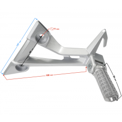 Rear left footrest BLADE R Rear left footrest BLADE R