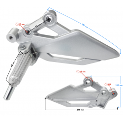 Left front footrest BLADE R