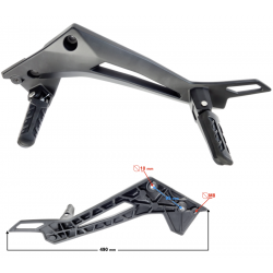 Rear left footrest Stratos 125