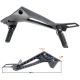 Rear left footrest Stratos 125