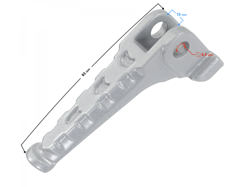 Footrest (left passenger set) VOGE 300 Rally