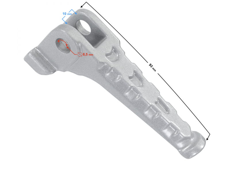 Footrest (right passenger set) VOGE 300 Rally