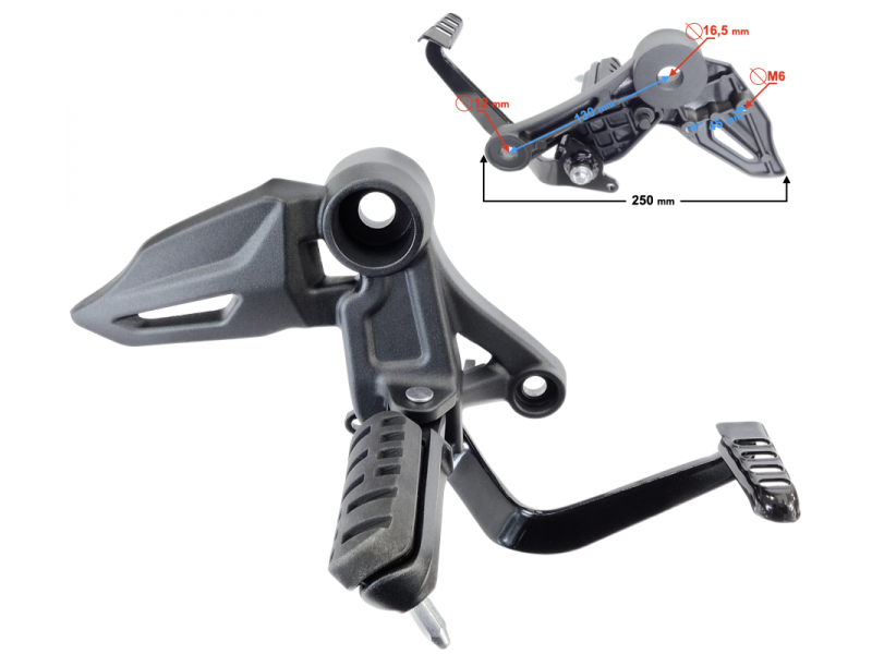 Footrest (drivers set right) VOGE 125R