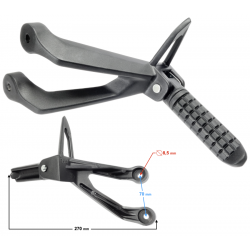 Footrest (left passenger set) VOGE 125R