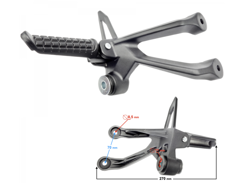 Footrest (right passenger set) VOGE 125R