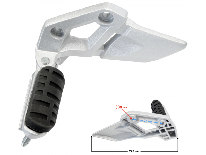 Footrest (left driver set) VOGE 525DSX