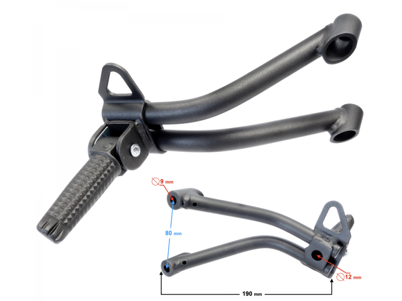 Footrest (passenger set right) VOGE 525DSX