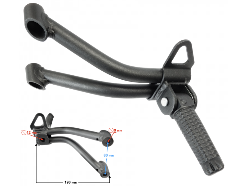 Footrest (left passenger set) VOGE 525DSX
