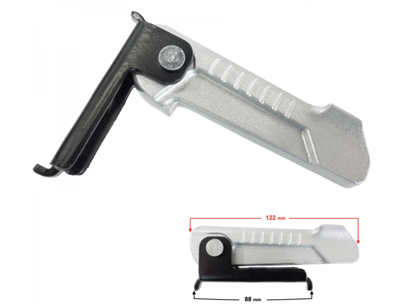 Passenger footrest right YADEA E8S
