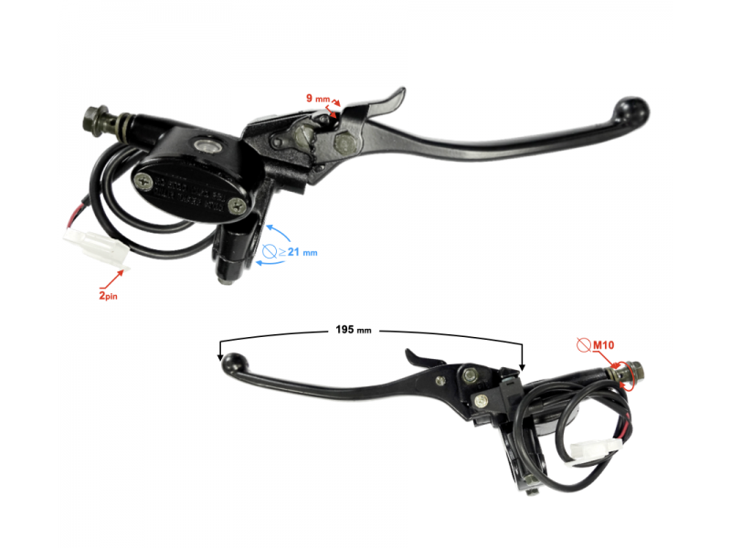 (WHOLESALE) Brake master cylinder front ATV Raze 200