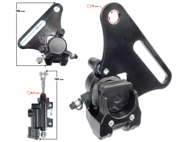 Rear brake pump + caliper NXT150