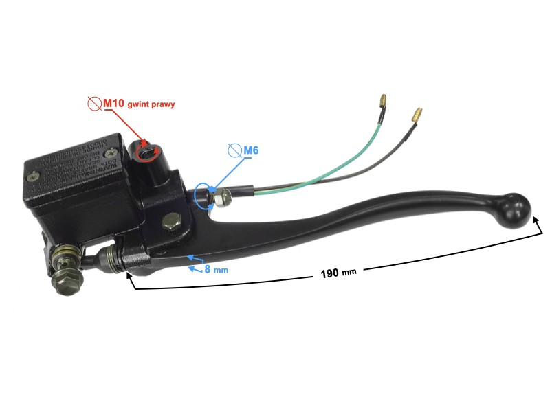 (WHOLESALE) Brake master cylinder for scooter left