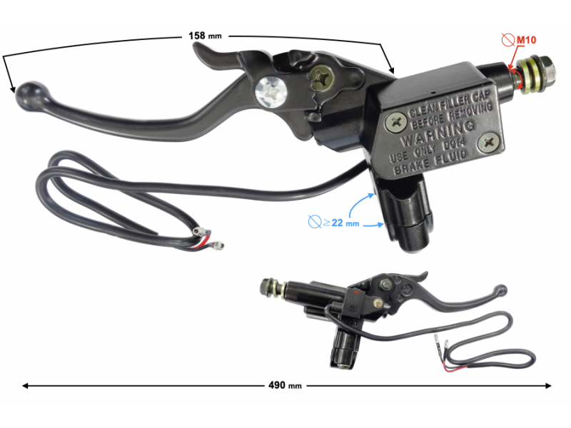 Rear left brake pump Pentora