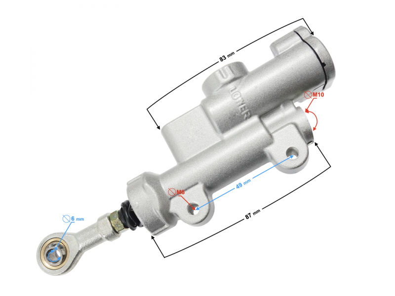 Rear brake pump DB250 MZK