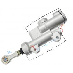 Rear brake pump DB250 MZK Rear brake pump DB250 MZK