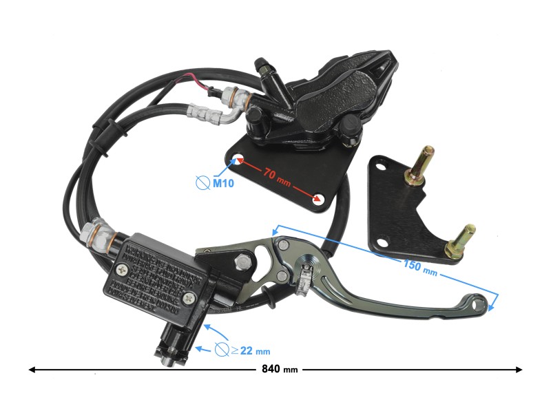 Front brake pump for E-Max scooter , full set