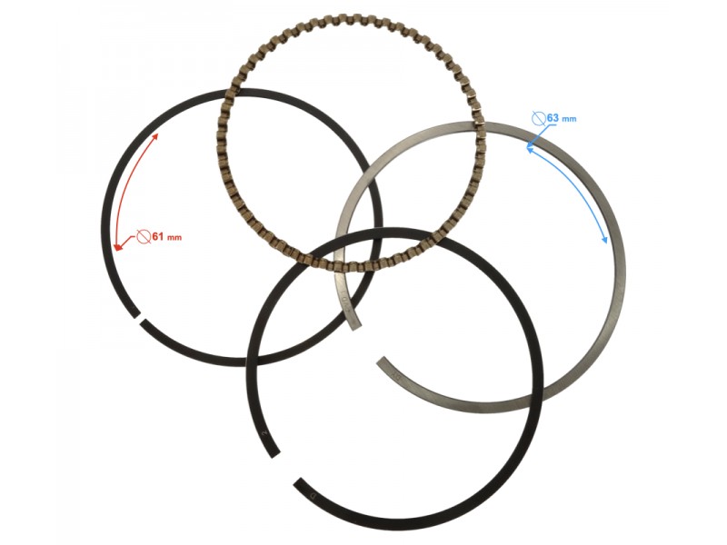 Piston rings DB250 MZK Piston rings DB250 MZK