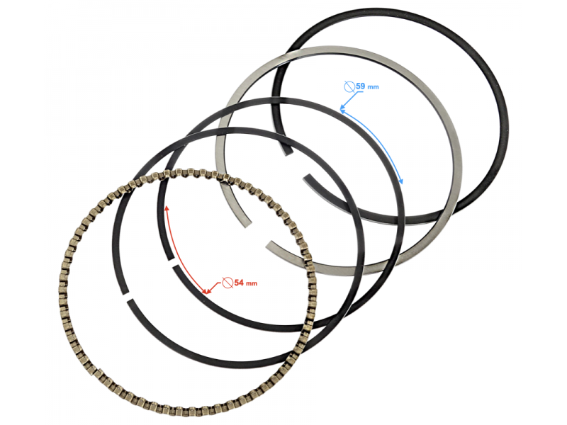 Piston rings GT 125