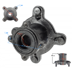 Hub, drum front T-rex 125 Hub, drum front T-rex 125