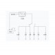 Flasher indicator LED 2 pin 12V