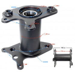 Rear axle hub ATV Rocky 125