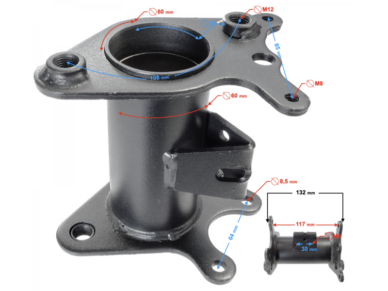 Rear axle hub ATV Thor 125