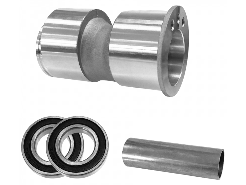 Rear wheel axle hub