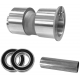Rear wheel axle hub