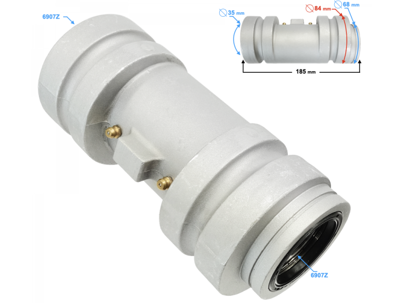 Rear axle hub Discover 200