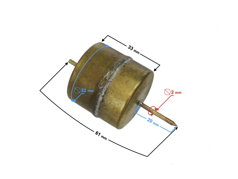 Float with carburetor needle WSK 125