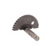 Kick starter shaft (crescent moon) for Delfin scooter (shaft length 72 mm.)