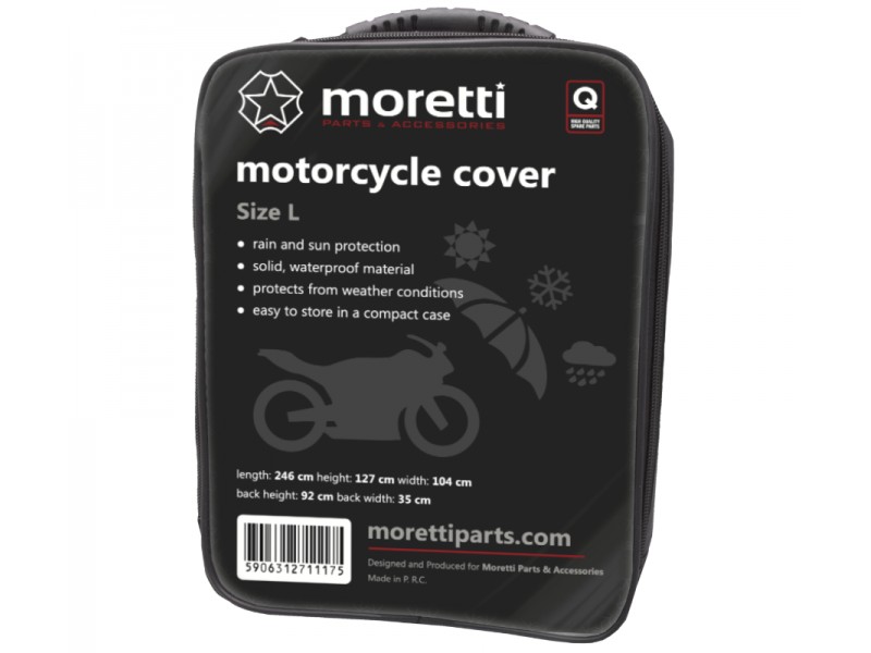 Moretti size L motorcycle cover