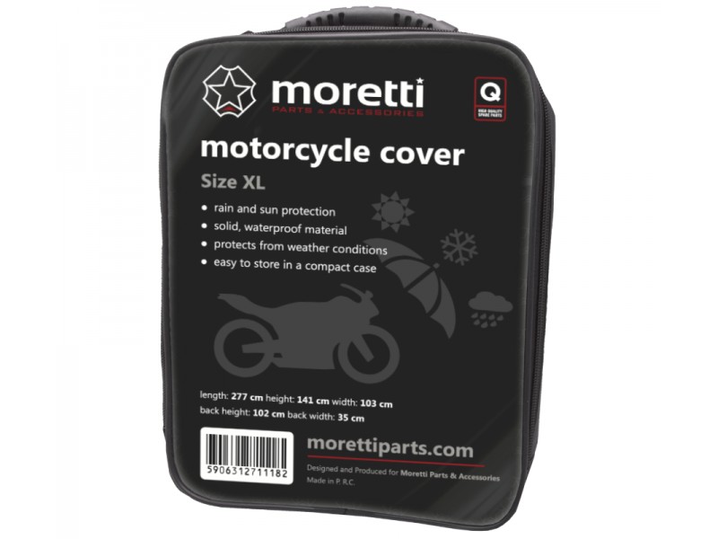 Moretti size XL motorcycle cover