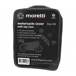 Motorcycle cover with trunk, size M, Moretti Motorcycle cover with trunk, size M, Moretti