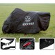Motorcycle cover with trunk, size L, Moretti