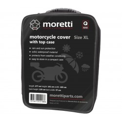 Motorcycle cover with trunk, size XL, Moretti Motorcycle cover with trunk, size XL, Moretti