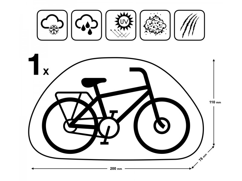Cover for 1 bicycle