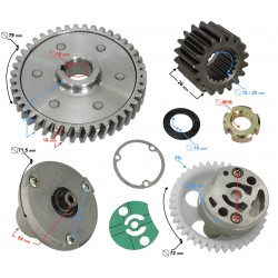 Oil pump set for Classic 125 motorcycle Oil pump set for Classic 125 motorcycle