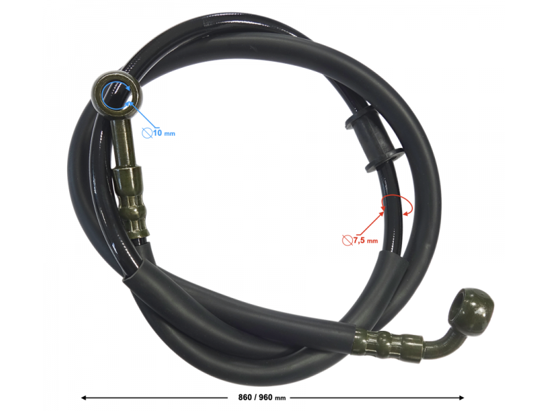 Front brake cable, front part for Falcon 125cc, injection