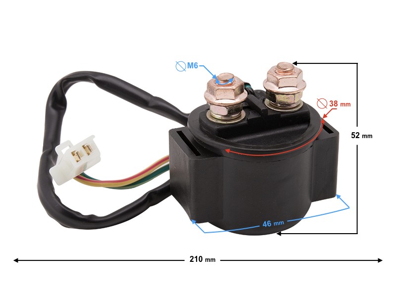 Starter relay for ATV 200