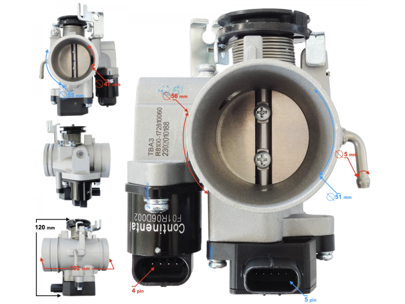 Throttle VOGE 650DS