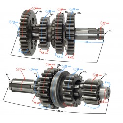 Gearbox ATV 3+1