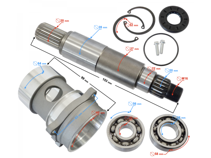 Drive gear set Braver 300