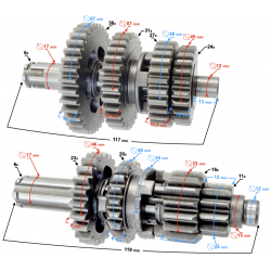 NXT125 gearbox NXT125 gearbox