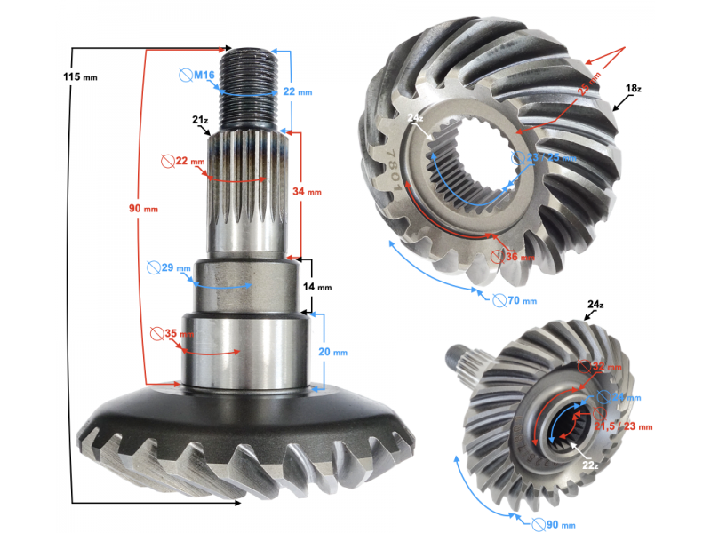 Center differential for Tactic 550
