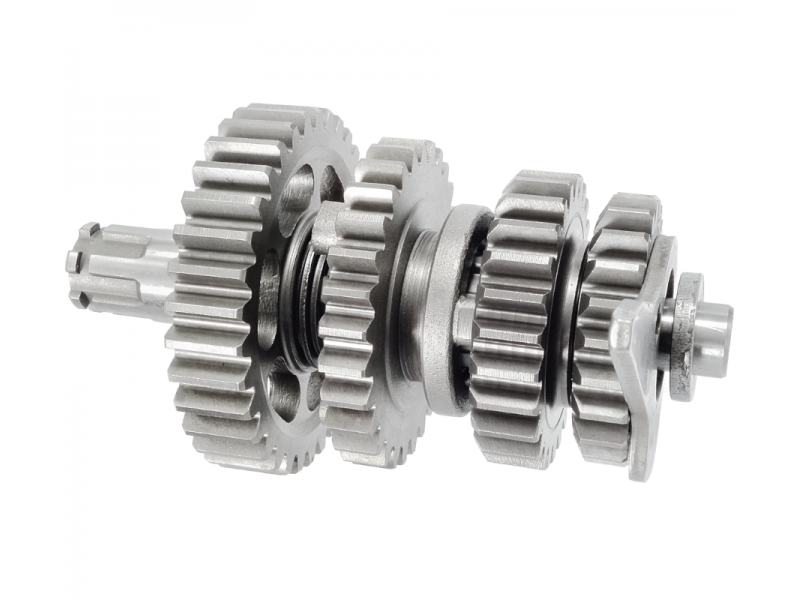 Gearbox for Moretti horizontal 152FMH engine, 110cc 4T, 4-speed manual