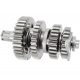 Gearbox for Moretti horizontal 152FMH engine, 110cc 4T, 4-speed manual